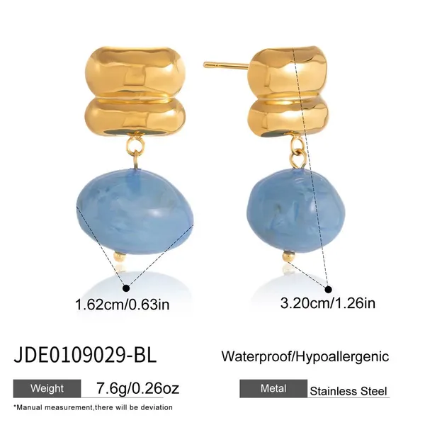 Blue_Drop_Earrings__Earrings_gold_Stainless_steel
