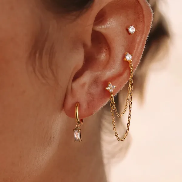 Lynx_Chain_Earrings__Earrings_gold_Stainless_steel