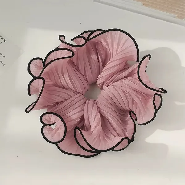 Pleated_Mesh_Scrunchie_Pink_Scrunchie__Pink_silk