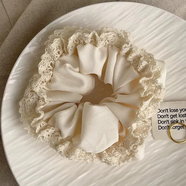 Lace_Trimmed_Scrunchies_White_Scrunchie__White_silk