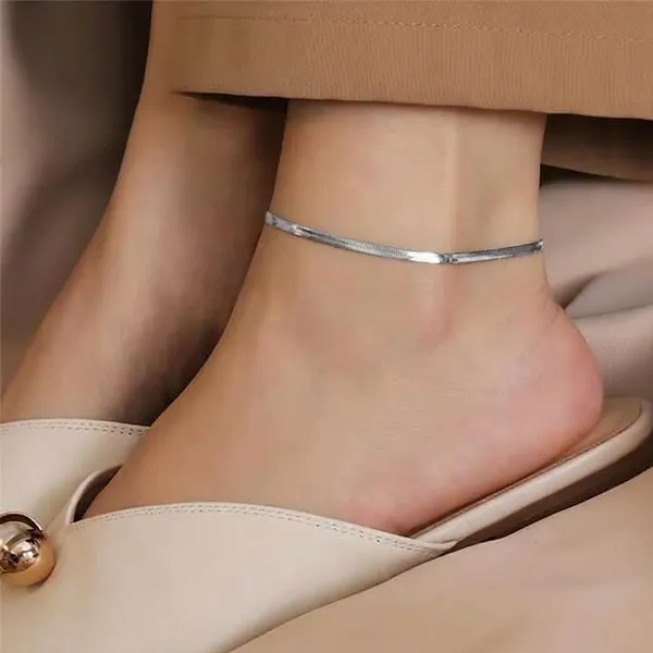 Sleek_Line_Anklet__anklete_Silver_Stainless_steel