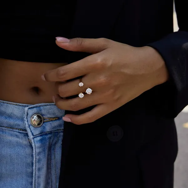 Trio_Zircon_Ring__Ring_silver_Stainless_steel