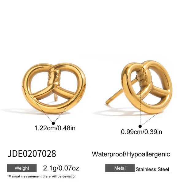 Twisted_Knot_Studs__Studs_gold_Stainless_steel