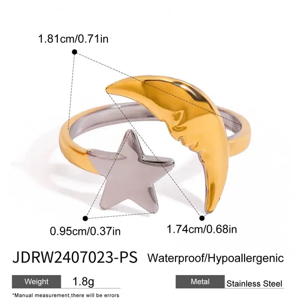 Moonbeam_Star__ring_gold_Stainless_steel
