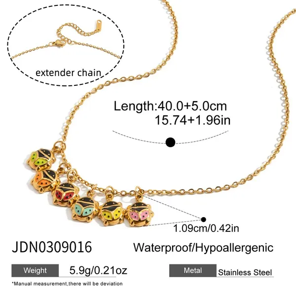 Rainbow_Beetle__necklace_gold_Stainless_steel