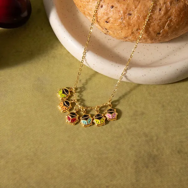 Rainbow_Beetle__necklace_gold_Stainless_steel