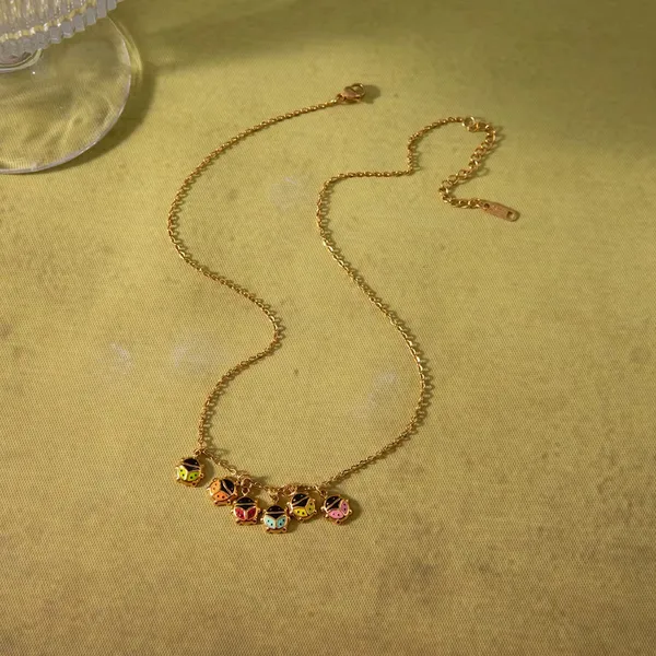 Rainbow_Beetle__necklace_gold_Stainless_steel