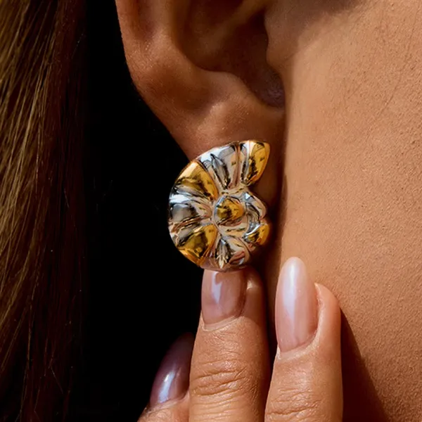 Shell_Siren__Earrings_gold_Stainless_steel