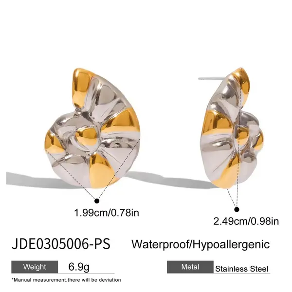 Shell_Siren__Earrings_gold_Stainless_steel