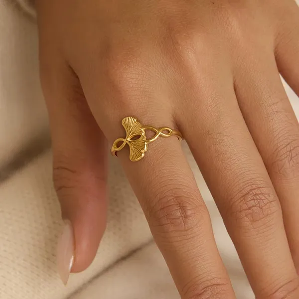 Leaf_Eternity_Ring__Ring_gold_Stainless_steel