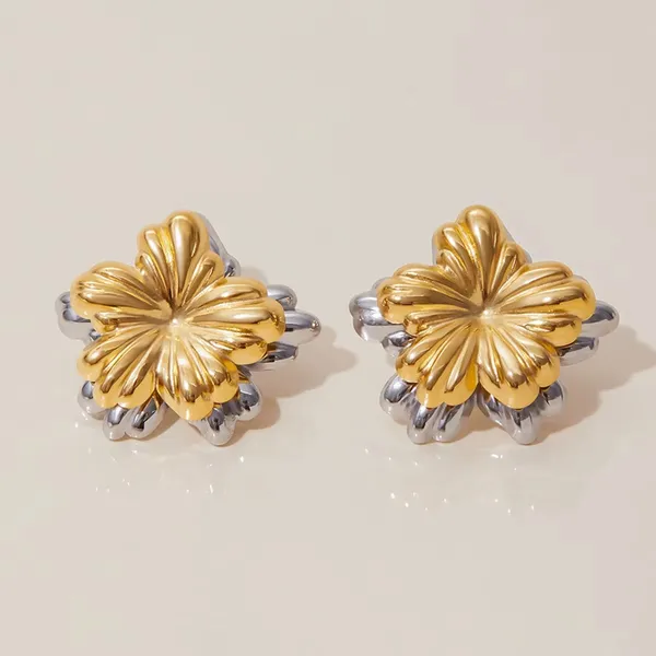 Petal_Bloom_Earrings__Earrings_gold_Stainless_steel