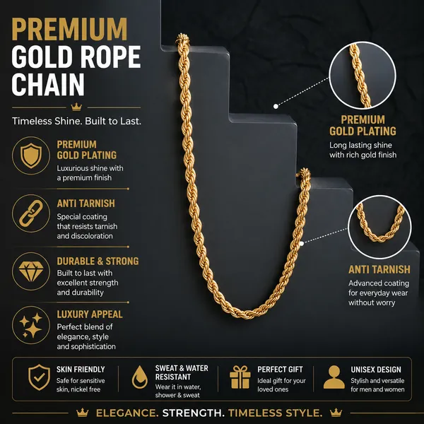 Gold_Plated_Rope_Chain_For_Men_21_5_Inch__chain_gold_Stainless_steel
