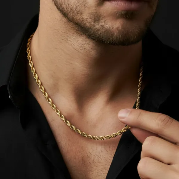 Gold_Plated_Rope_Chain_For_Men_21_5_Inch__chain_gold_Stainless_steel