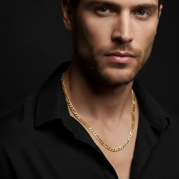Sachin_Tendulkar_Stylish_Chain_For_Men_22_Inch__chain_gold_Stainless_steel