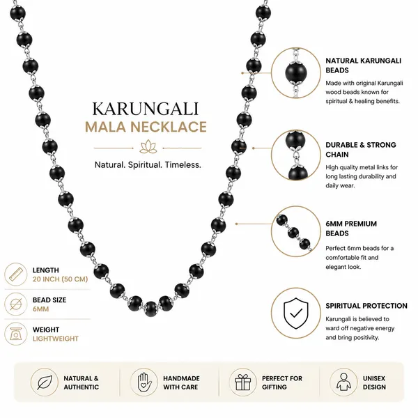 Original_Karungali_Mala_Necklace_For_Men_Women_Natural_Ebony_Wood_Beads_6_Mm__Necklace__black_Stainless_steel