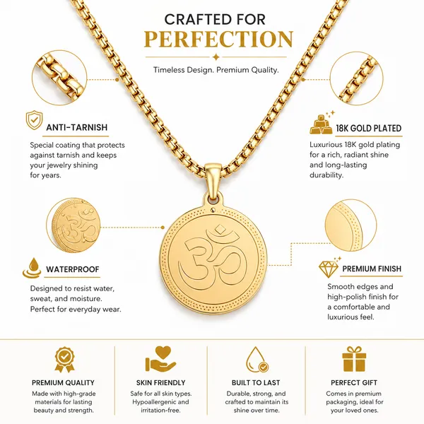 Om_Pendant_Gold_Stainless_Steel_Necklace_Chain_For_Men_24_Inch__Necklace__gold\_Stainless_steel