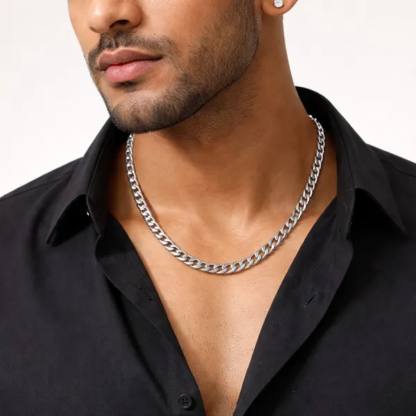 Silver_Stainless_Steel_Curb_Chain_For_Men_21_5_Inch__chain_silver_Stainless_steel