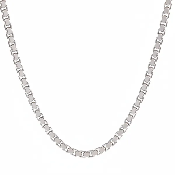 Silver_Stainless_Steel_Italian_Box_Chain_For_Men_21_5_Inch__chain_silver_Stainless_steel