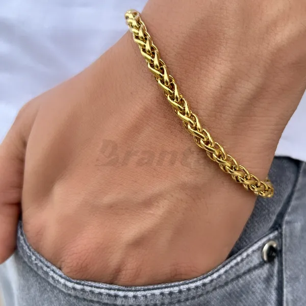Round_Wheat_Bracelet_For_Men_Gold_Stainless_Steel_Fenyra__Bracelet__gold_Stainless_steel