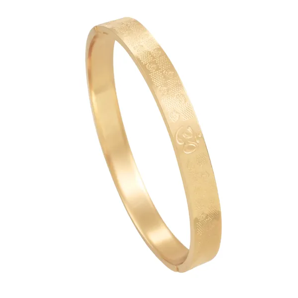 Om_Stylist_Bracelet_For_Men_Gold_Bracelet__gold_Stainless_steel