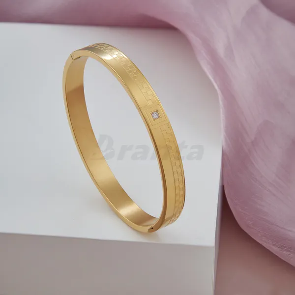 Memoir_Chess_Design_Gold_Bracelet_For_Men__Bracelet__gold_Stainless_steel