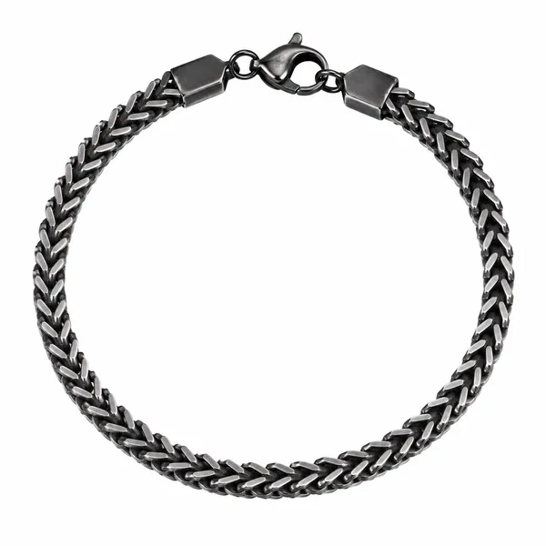 Silver_Chunky_Link_Stainless_Steel_Bracelet_For_Men_9_5_Inch__Bracelet__silver_Stainless_steel