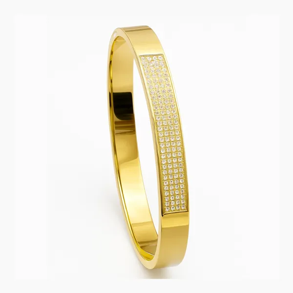 Sovereign_Diamond_Men_S_Bracelet_7_Inch_Gold_Bracelet__gold_Stainless_steel