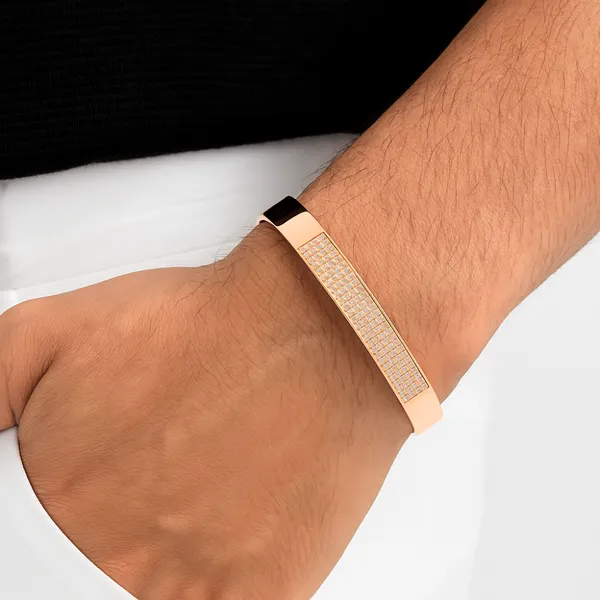 Sovereign_Diamond_Men_S_Bracelet_7_Inch_Rose_Gold_Bracelet__gold_Stainless_steel
