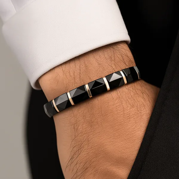 Rose_Gold_Ceramic_Stainless_Steel_Bracelet_For_Men__Bracelet__black_gold_Stainless_steel