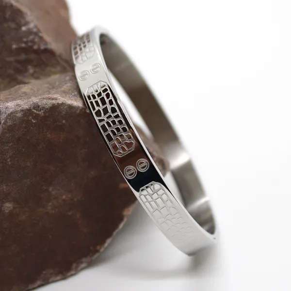 Premium_Stone_Wall_Silver_Men_S_Bracelet__Bracelet__silver_Stainless_steel