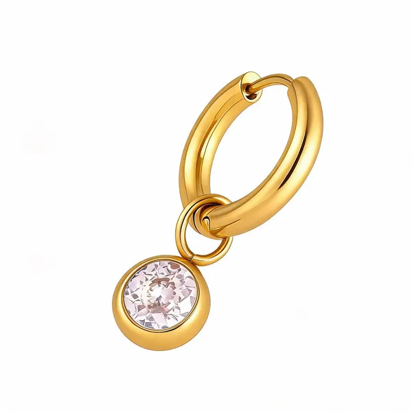 White_Gold_Stainless_Steel_Cubic_Zirconia_Huggie_Hoop_Earrings_For_Women