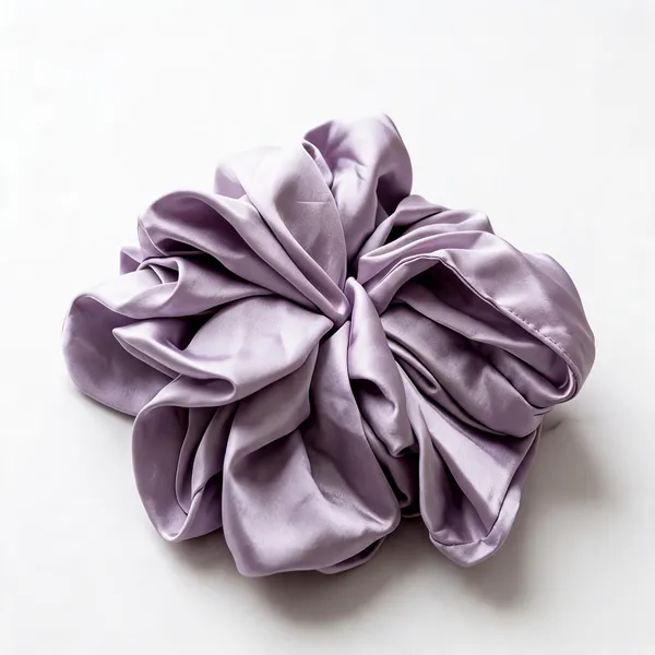 Purple_Silk_Oversized_Scrunchie_For_Women