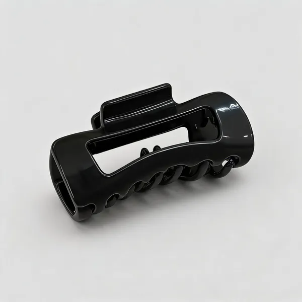 Black_Plastic_Rectangle_Claw_Clip_For_Women