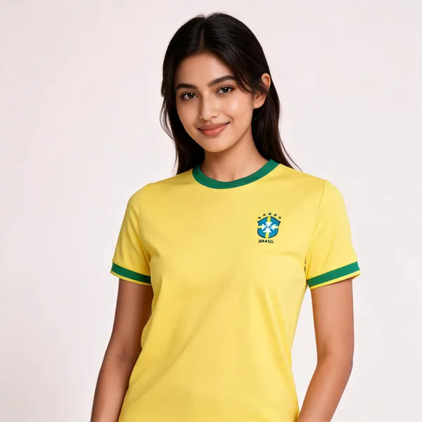 Yellow_Green_Trim_Brazil_Football_Jersey_For_Unisex