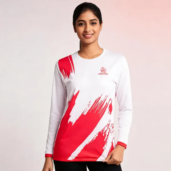 White_Red_Graphic_Print_Full_Sleeve_Sports_Jersey_For_Unisex