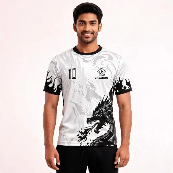 White_Graphic_Regular_Fit_T-Shirt_For_Unisex