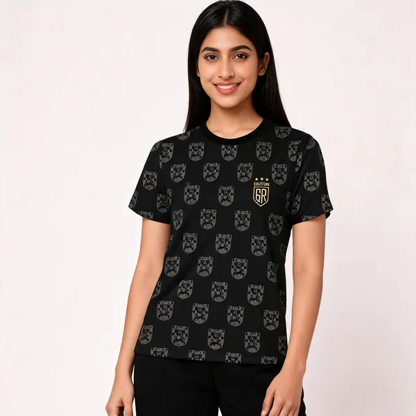 Black_Polyester_Regular_Fit_Crest_Print_T-Shirt_For_Unisex