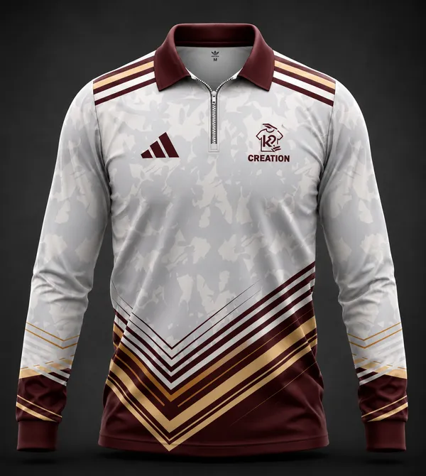White_Maroon_Sports_Jersey_for_Men
