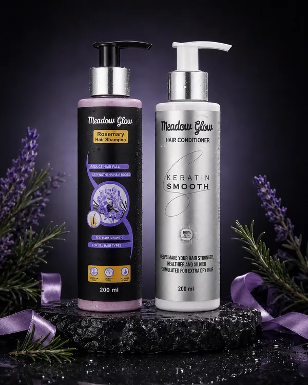 Meadow_Glow_Rosemary_&_Biotin_Anti-Hairfall_Shampoo_+_Keratin_Argan_Oil_Conditioner_Combo