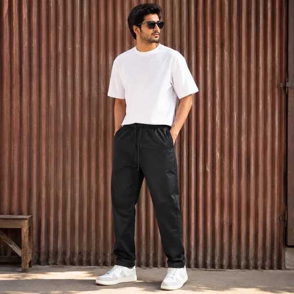 Black_Linen_Relaxed_Fit_Jogger_Trousers_For_Men