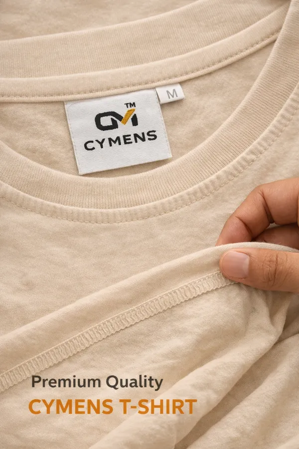 Beige_Cotton_Regular_Fit_Crew_Neck_T-Shirt_For_Men