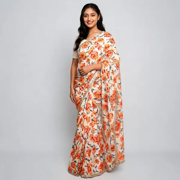Multicolor_Fandy_Saree_For_Women