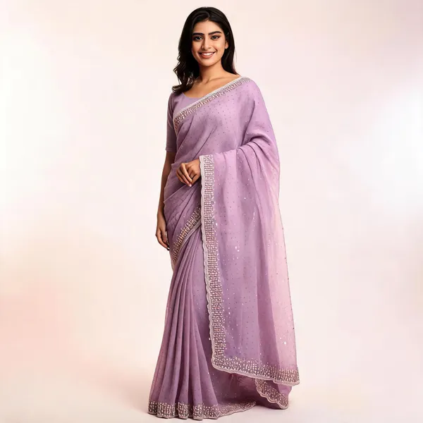 Lavender_Chiffon_Saree_For_Women