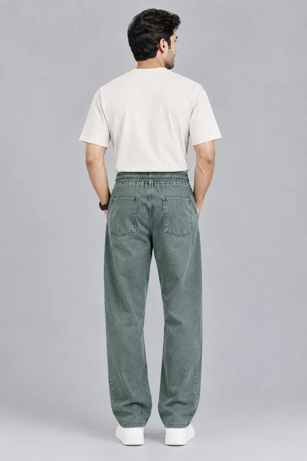 Green_Denim_Relaxed_Fit_Jeans_For_Men