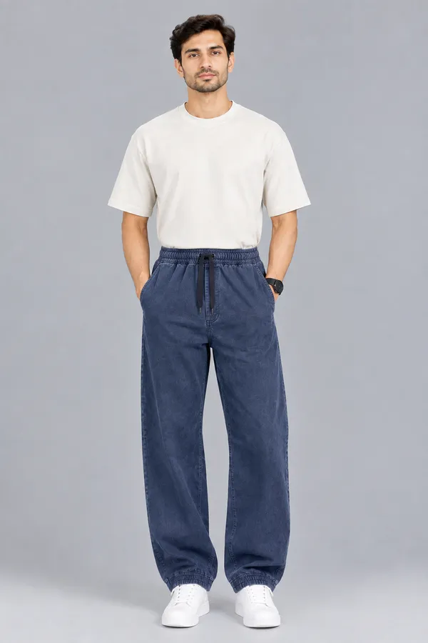 Navy_Relaxed_Fit_Jogger_Pants_For_Men