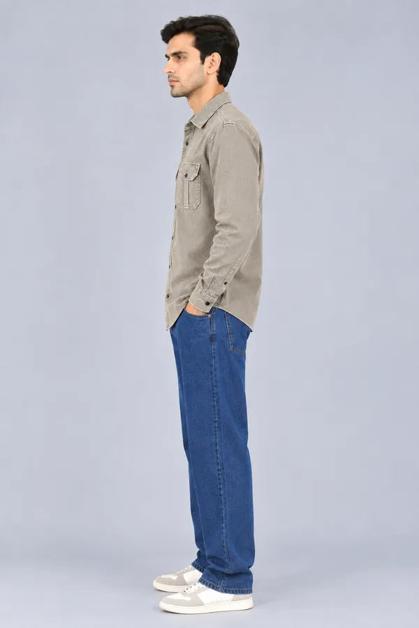 Grey_Cotton_Casual_Shirt_For_Men