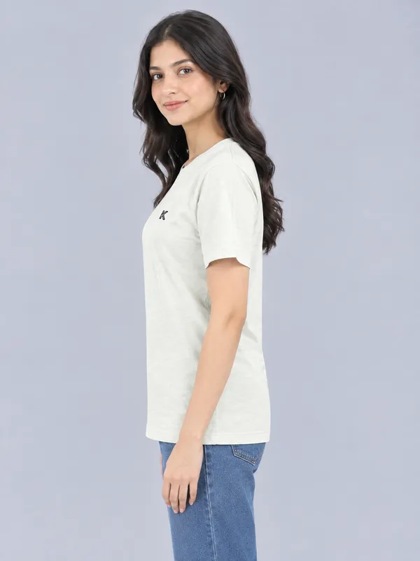 Off_White_Regular_Fit_T_Shirt_For_Women
