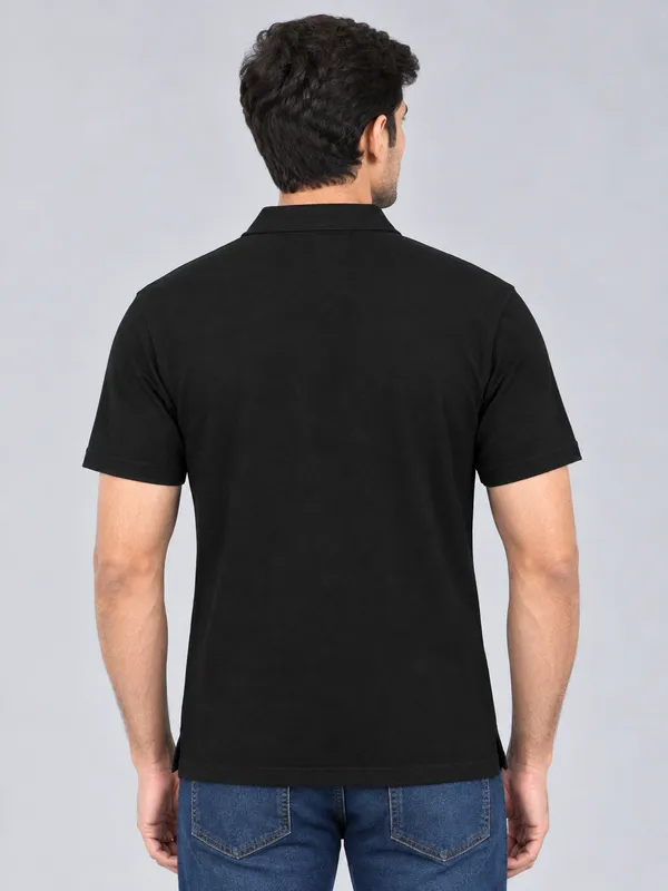 Black_Regular_Fit_Polo_T_Shirt_For_Men
