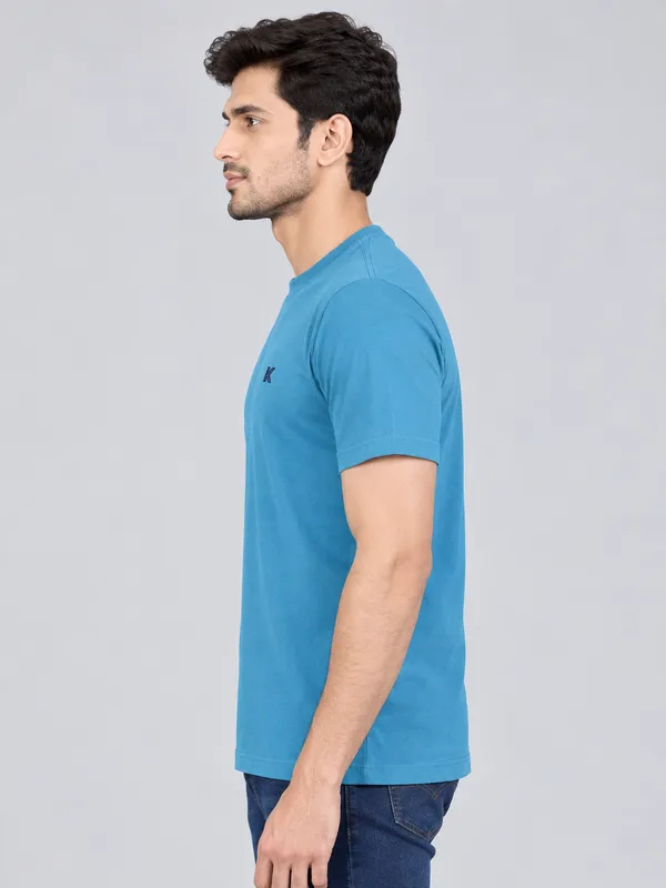 Blue_Regular_Fit_Crew_Neck_T_Shirt_For_Men