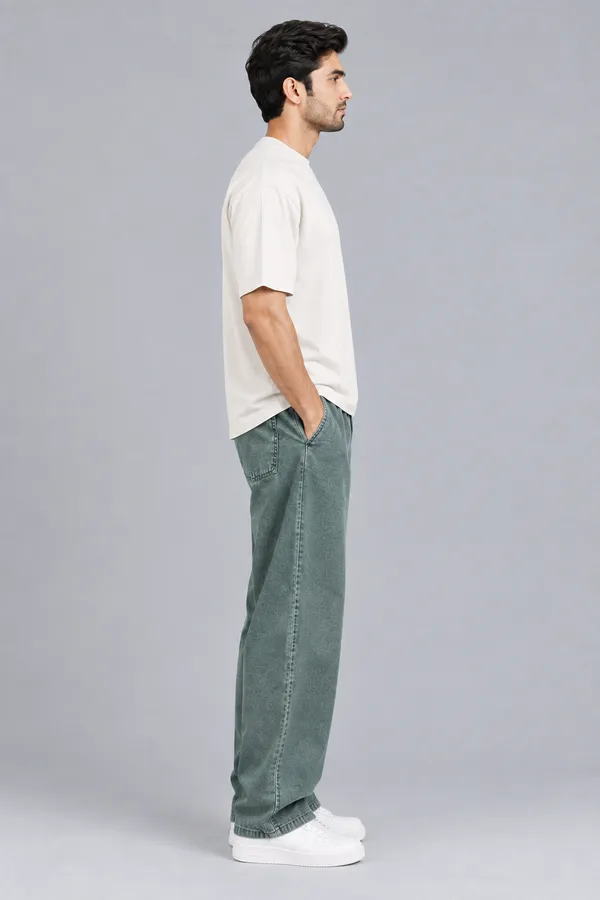 Green_Denim_Relaxed_Fit_Jeans_For_Men
